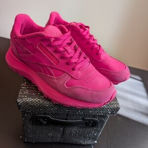Reebok Women's Hot Pink Platform Sneakers